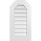 Ekena Millwork Octagonal Top Surface Mount PVC Gable Vent w/ 3-1/2"W x 1"P Standard Frame, 16"W x 30"H GVPOT16X3001SN - alternate 1